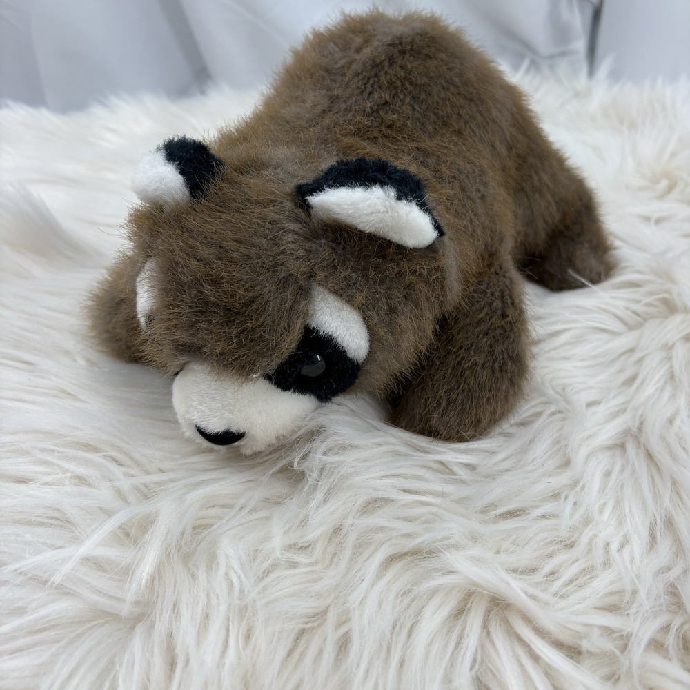 Bearington Collection‎ 10" Reilly Raccoon Plush Bean Bag Soft Animal Bushy Tail